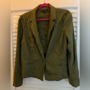I.N.C. Army green, wear as blazer or light jacket XL, great condition